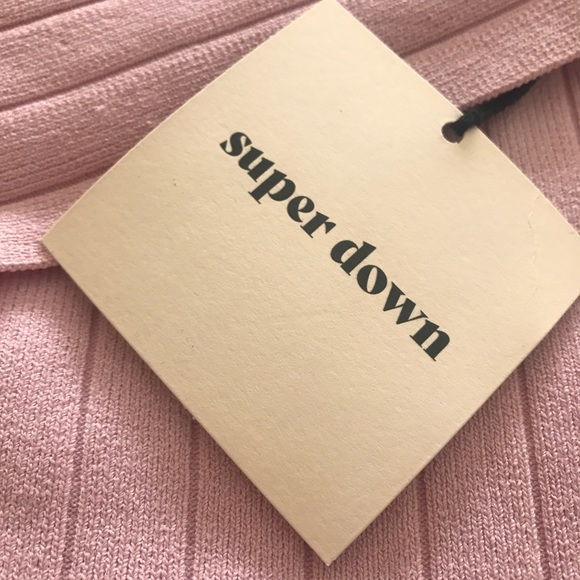 Size XS one shoulder mini dress ribbed - Picture 5 of 6